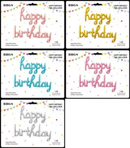 happy birthday-HP/B/S/GD/ROSE GD